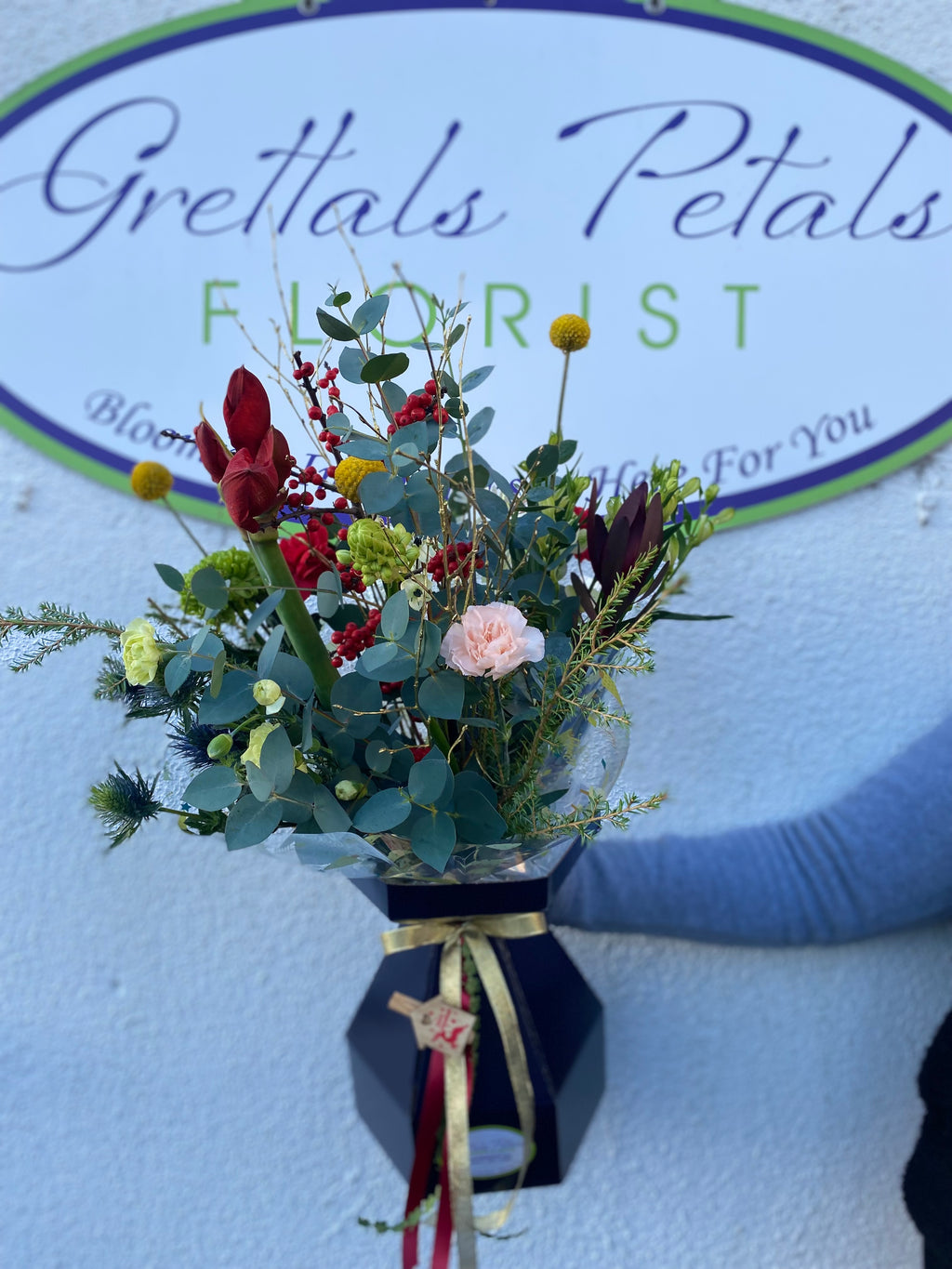 Christmas Hand Tied Bouquet