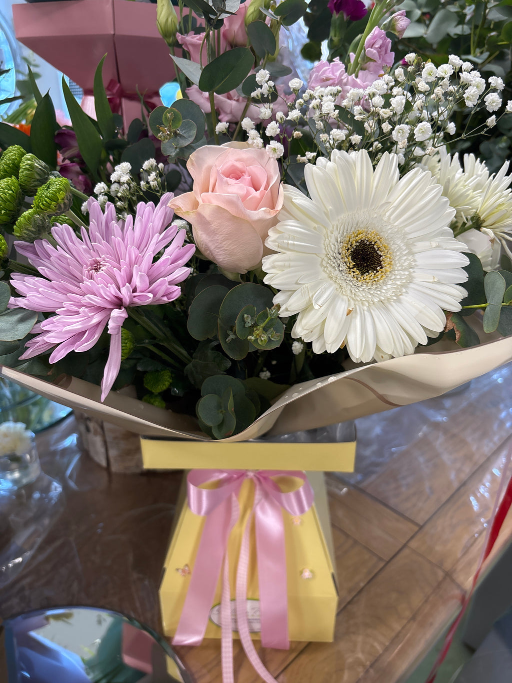Seasonal Hand Tied Bouquet of Fresh Flowers