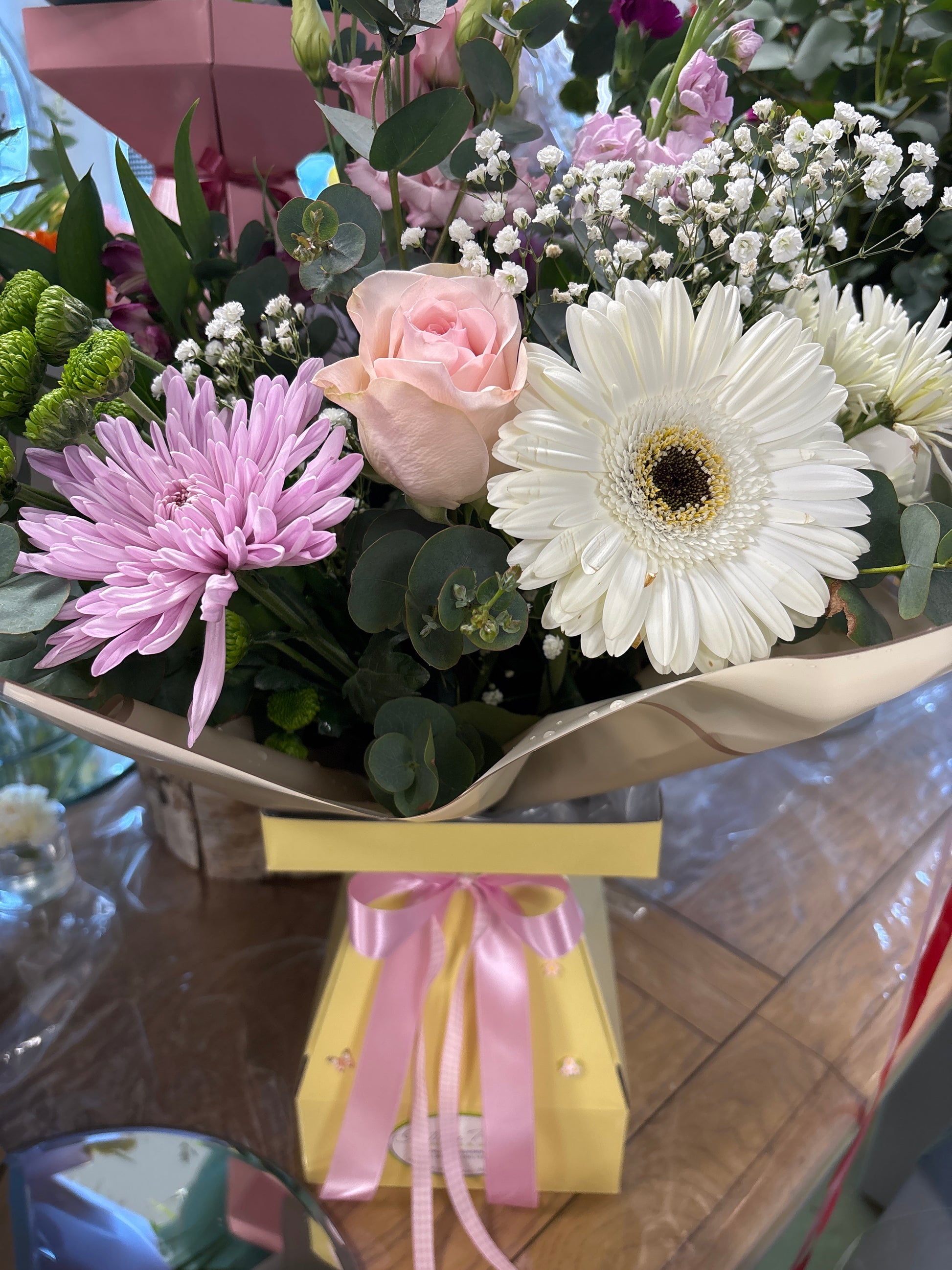 Seasonal Hand Tied Bouquet of Fresh Flowers