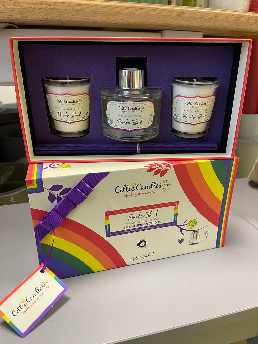 Celtic Candles Gift Set