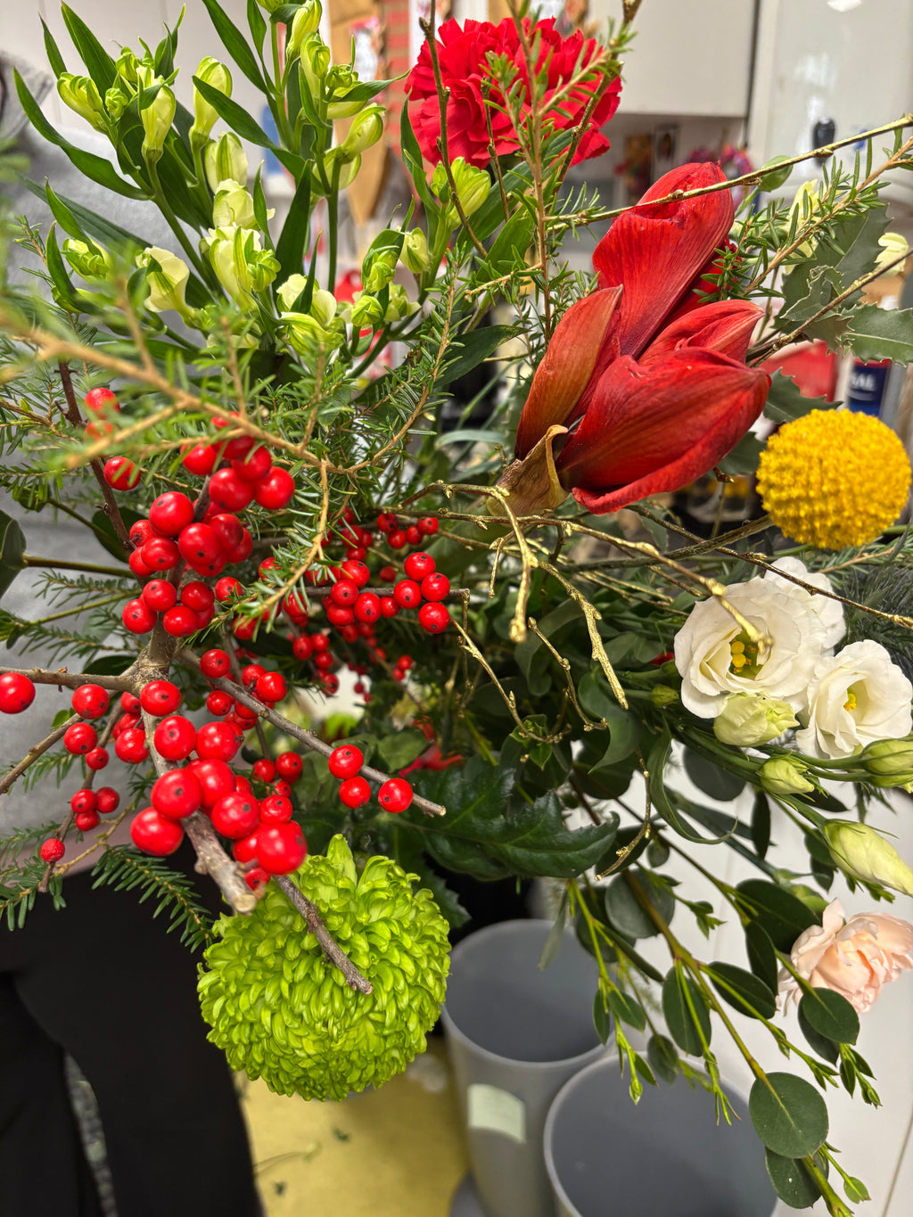 Christmas Hand Tied Bouquet