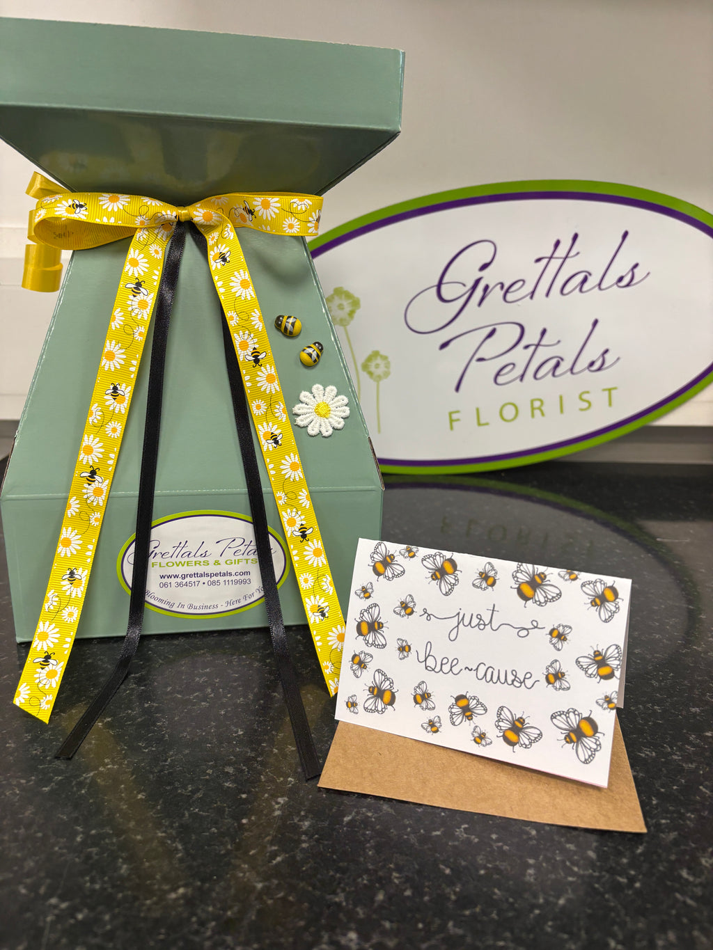 Just Bee ~ cause Hand tied Bouquet of fresh flowers