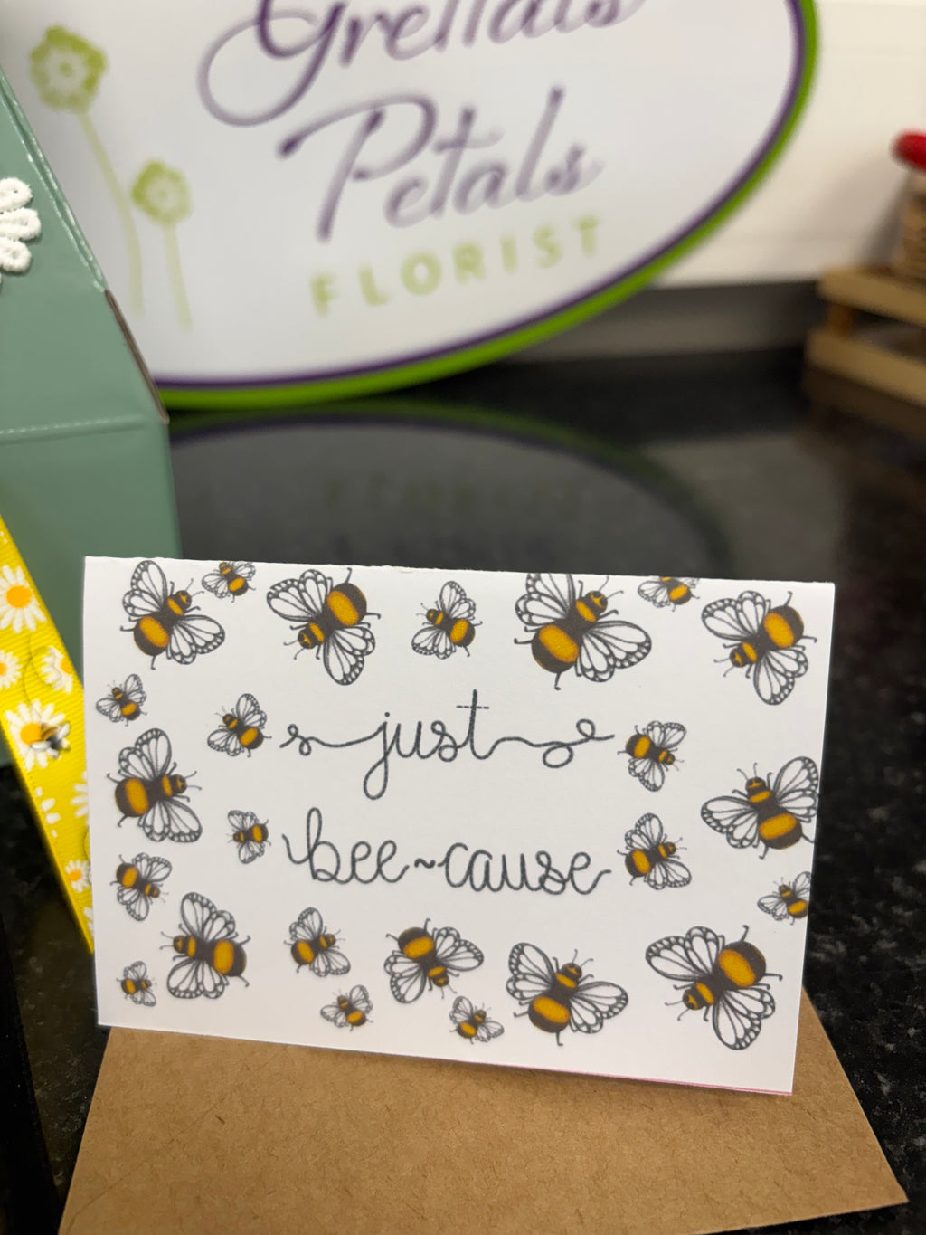 Just Bee ~ cause Hand tied Bouquet of fresh flowers