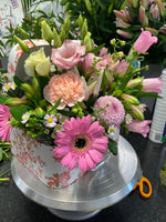 Suitcase of flowers