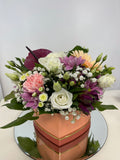 Hat Box of Fresh Flowers (back in stock)